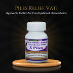 Piles Relief Vati for Constipation & Hemorrhoids | Ayurvedic Tablets | 60 Tablets