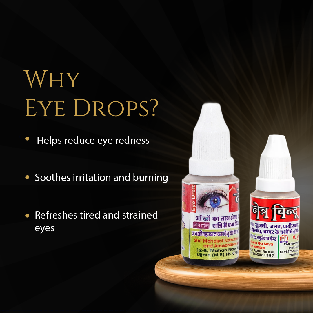 Eye Drops for Eye Redness & Irritation | Ayurvedic Herbal Drops | 10 ml