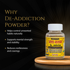 De-Addiction Powder for Habit Control & Mental Support | Ayurvedic Herbal Powder | 100 g