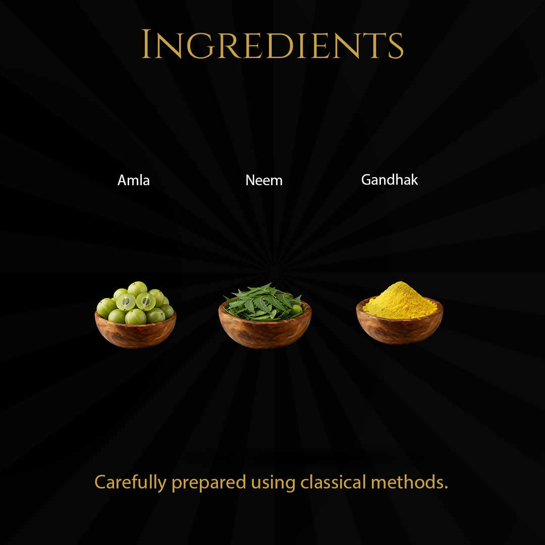 Charmrog Nivarak Oil for Skin Disorder Relief | Ayurvedic Herbal Oil with Neem, Gandhak & Amla | 50 ml