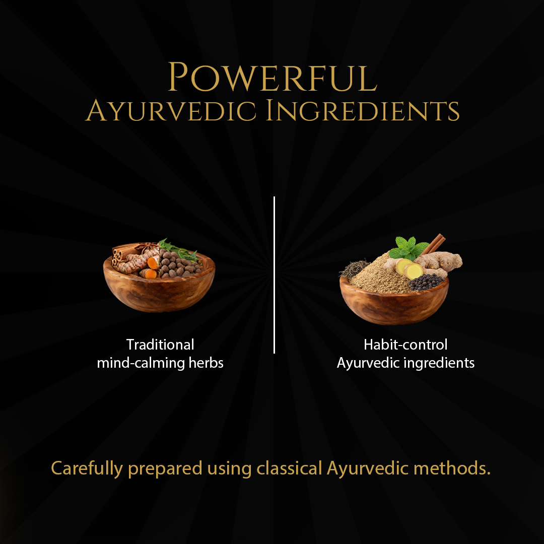 De-Addiction Powder for Habit Control & Mental Support | Ayurvedic Herbal Powder | 100 g