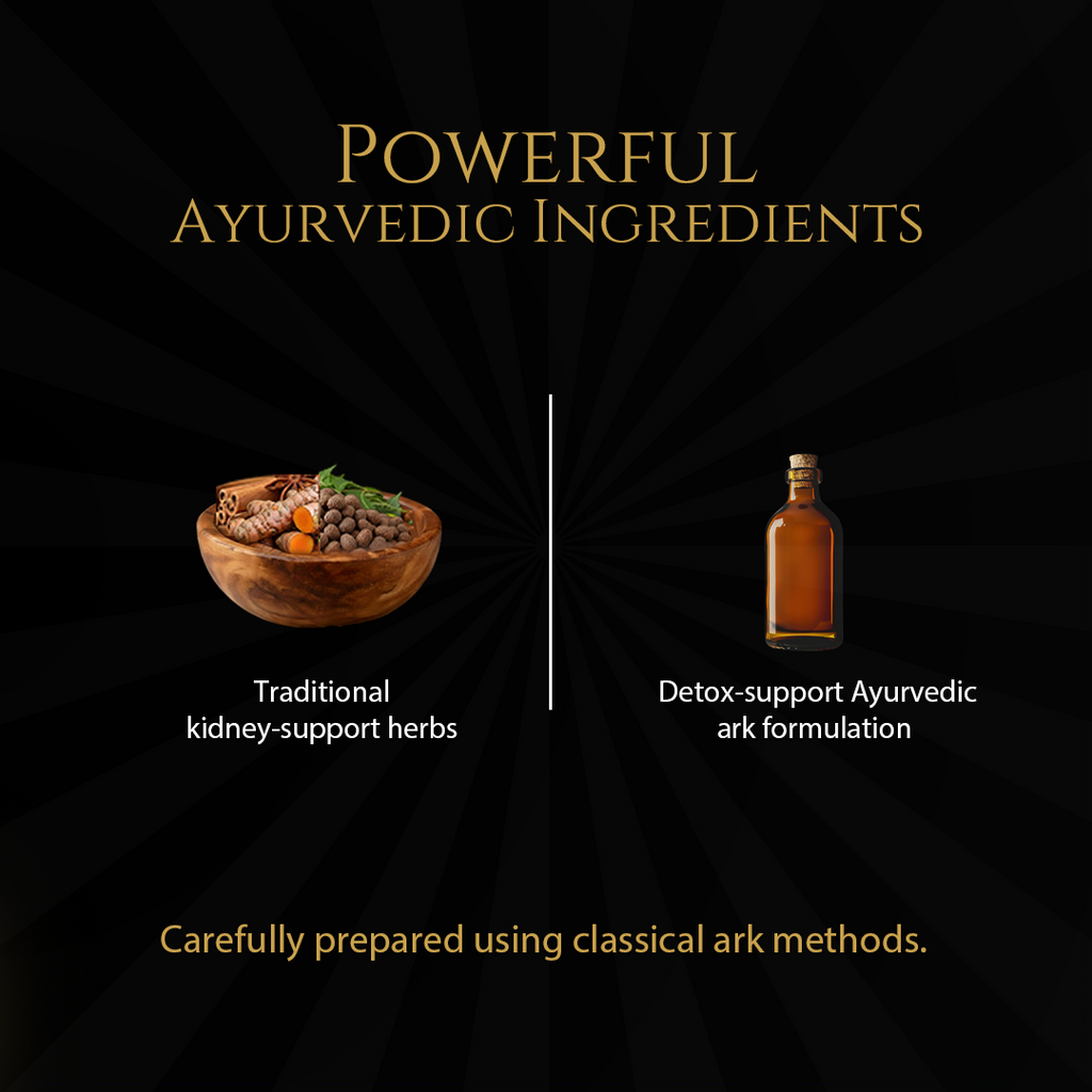 Kidney Aushadhi for Renal Support & Detox | Ayurvedic Herbal Ark | 200 ml
