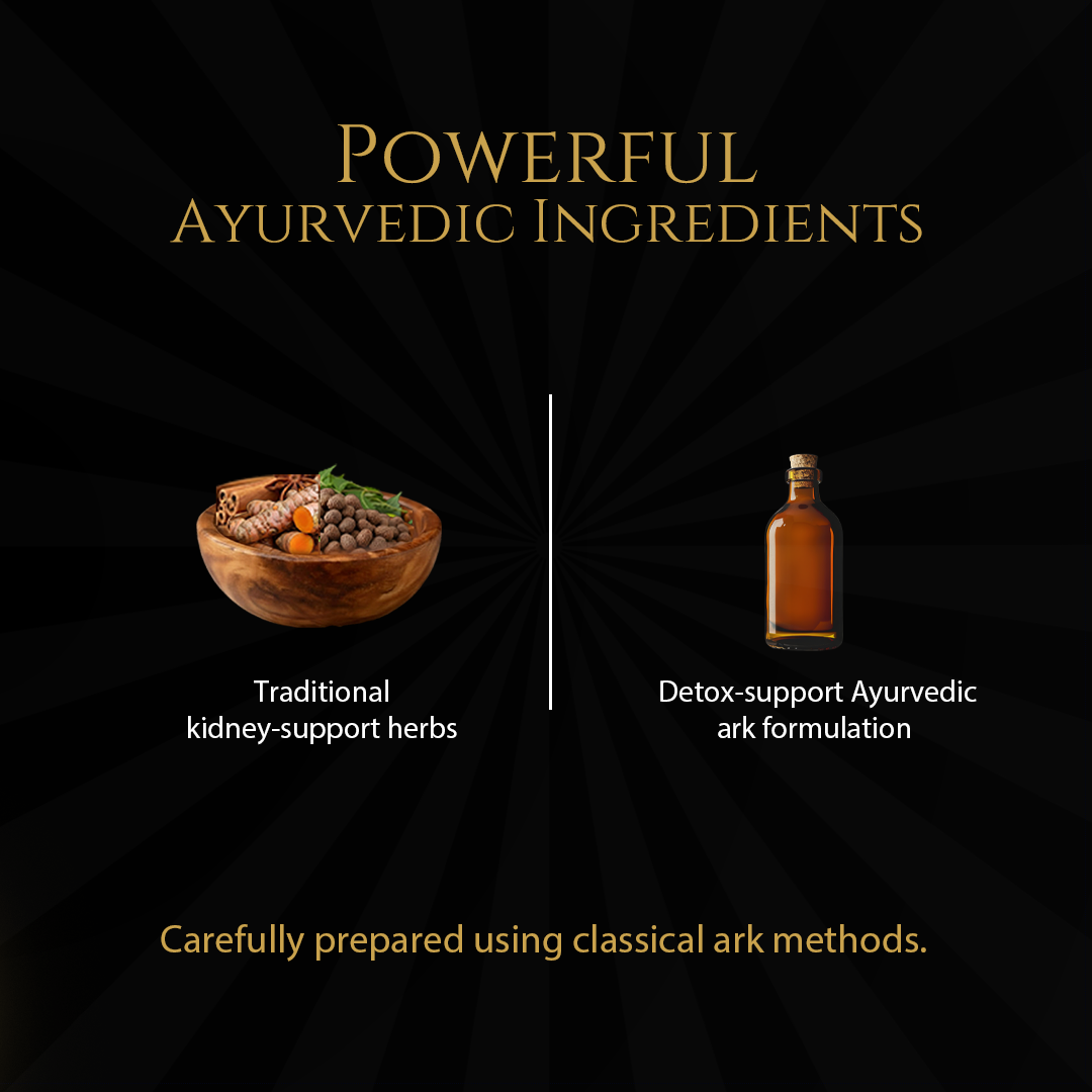 Kidney Aushadhi for Renal Support & Detox | Ayurvedic Herbal Ark | 200 ml