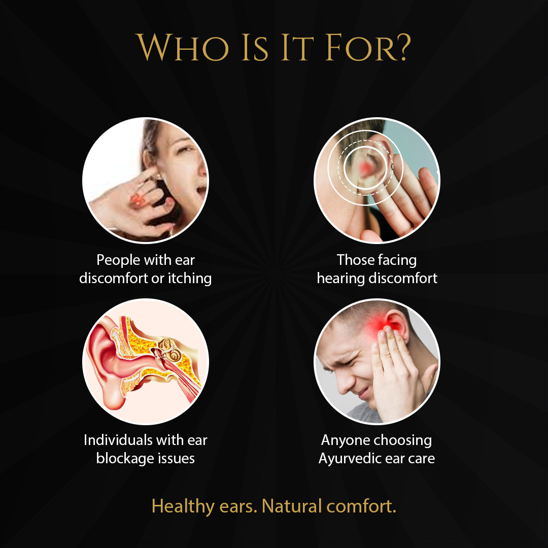 Karn Rog Nashak Ear Drops for Hearing Support | Ayurvedic Ear Drops | 20 ml