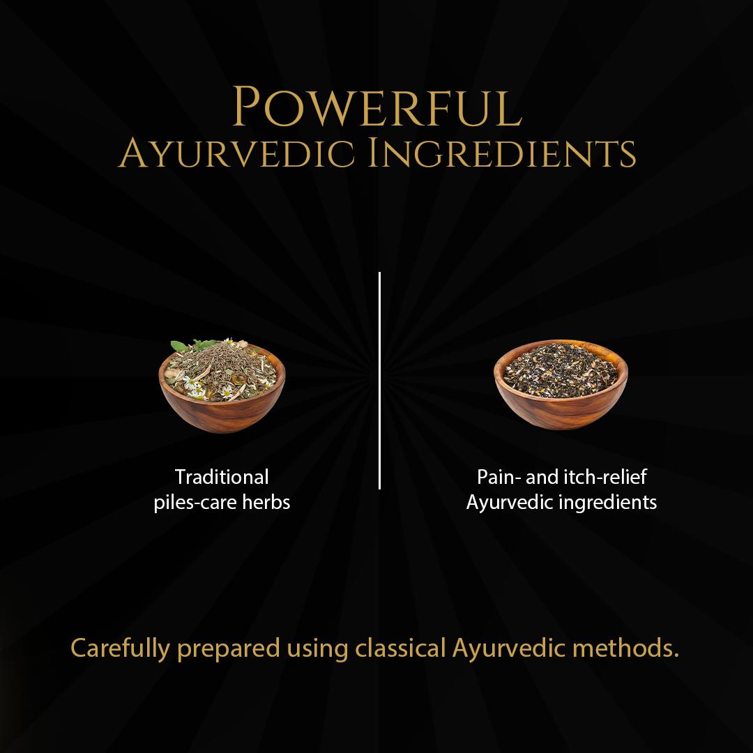 बवासीर और गुदा संबंधी आराम के लिए आयुर्वेदिक दवा | आयुर्वेदिक हर्बल दवा | 50 ग्राम
