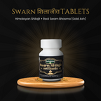 ताकत, सहनशक्ति और जीवन शक्ति के लिए स्वर्ण शिलाजीत कैप्सूल | स्वर्ण भस्म और हिमालयन शिलाजीत के साथ | आयुर्वेदिक कैप्सूल